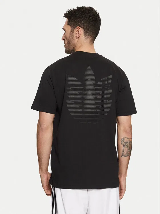 Футболка regular fit Trefoil Series Adidas, черный — фото 3
