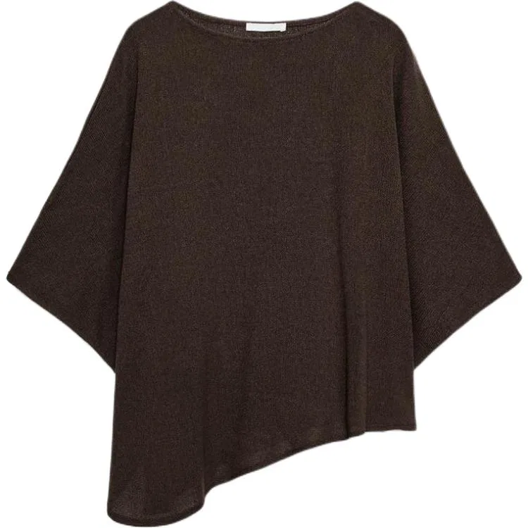Женский свитер с круглым вырезом Brown ZARA