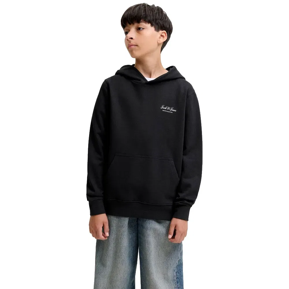 Детское худи с принтом Archive Graphic Jack & jones, Black