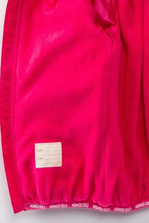 Детское пальто для девочек с капюшоном Dekubaby, Fuchsia — фото 3