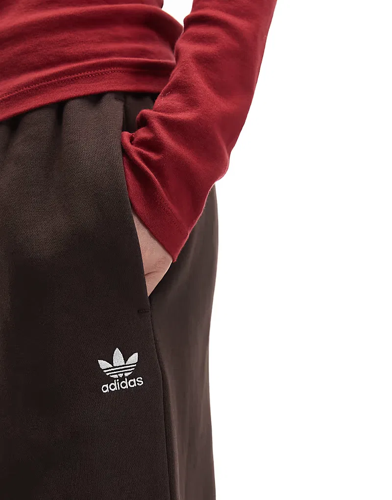 Спортивные брюки Adidas Originals Essential с широкими штанинами, коричневый — фото 2