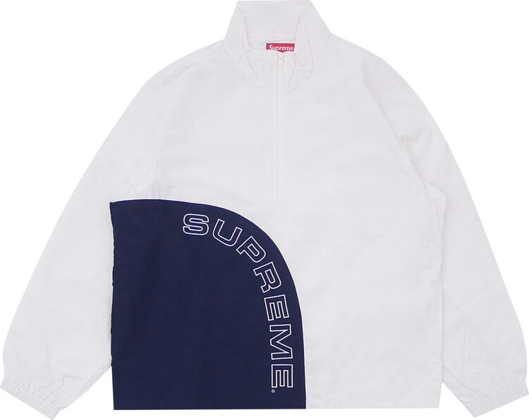 

Пуловер Supreme Corner Arc Half Zip Pullover 'White', белый