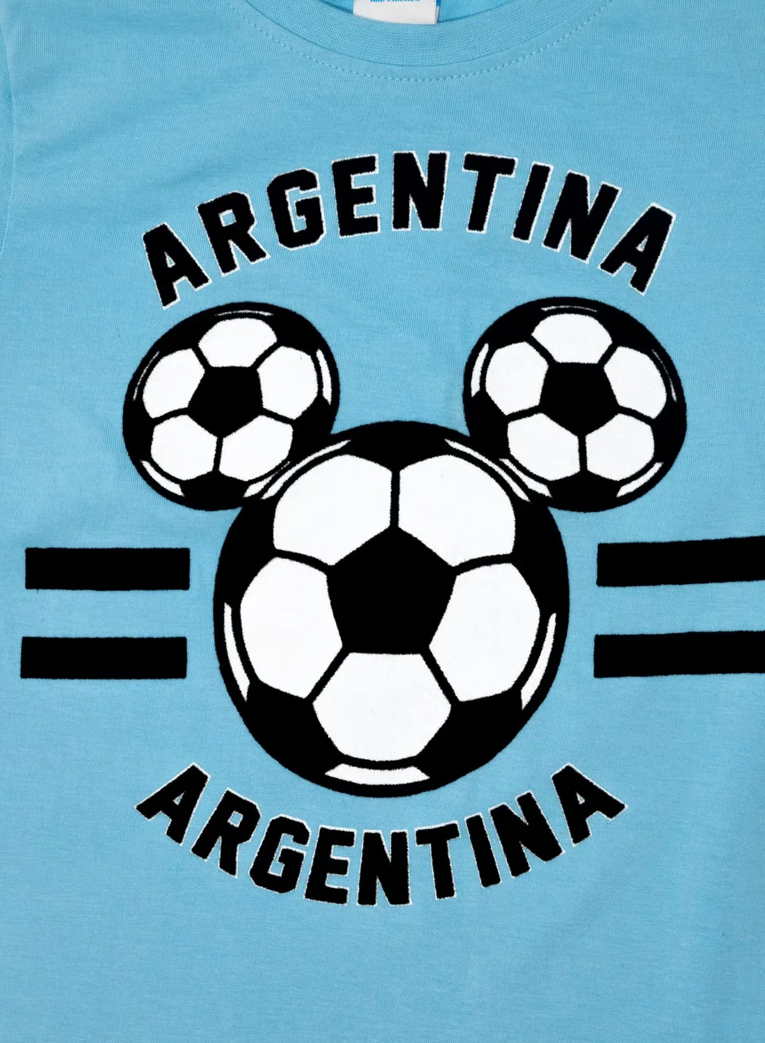 Футболка с принтом Mickey Mouse Argentina, синий — фото 2