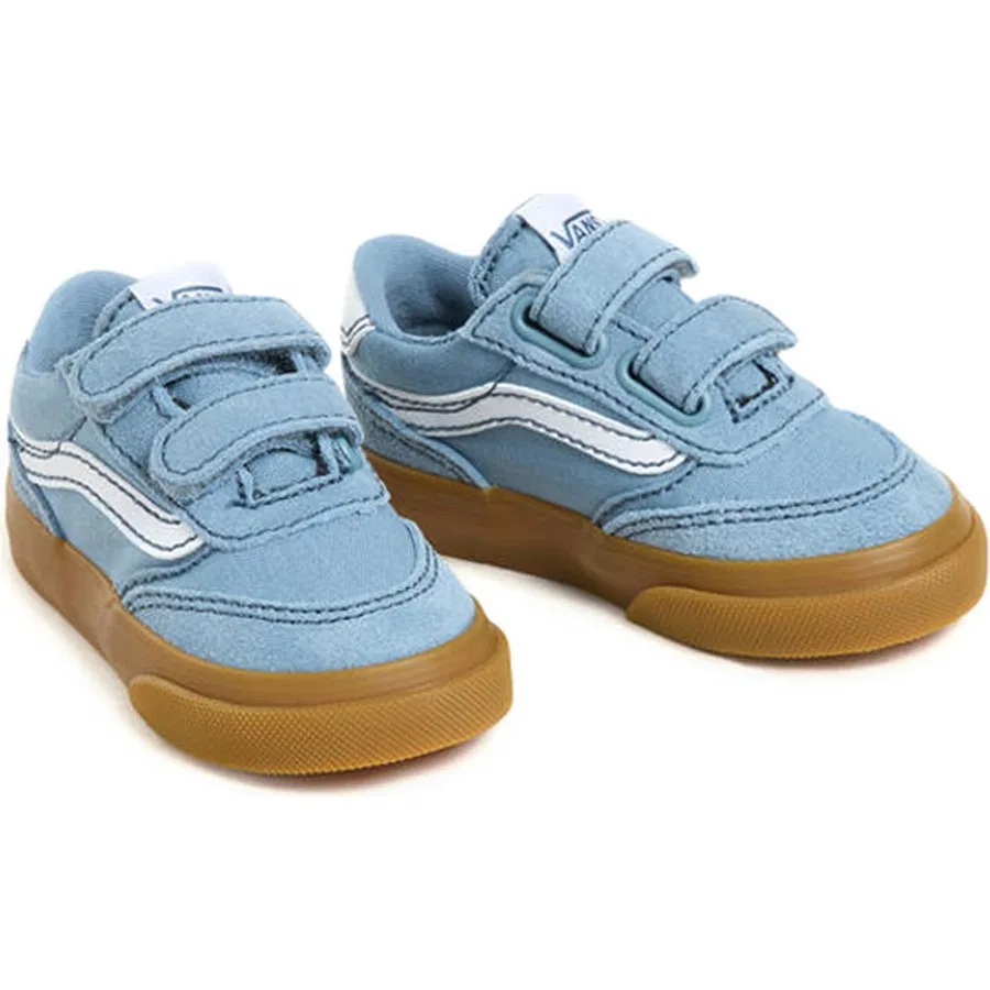 Кроссовки повседневные с липучкой Brooklyn V Vans, Синий — фото 2