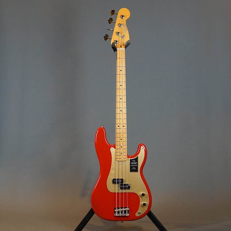 

Бас-гитара Fender 50's Vintera Precision с кленовым грифом Dakota Red 50's Vintera Precision Bass Guitar Maple Fingerboard Dakota Red