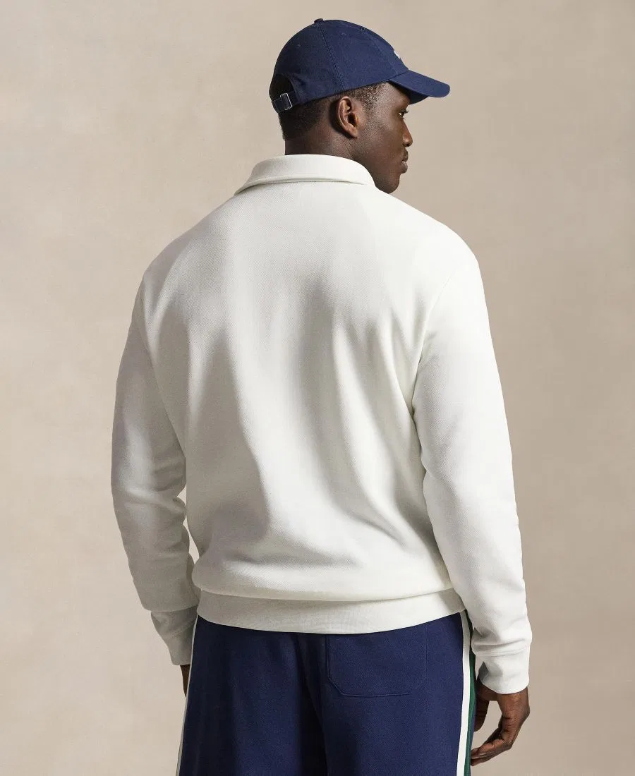 Свитшот с четверть-молнией Polo Ralph Lauren, White — фото 4