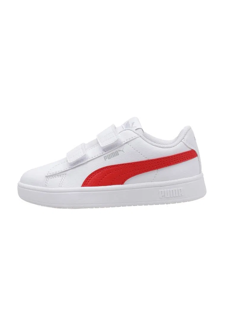 Детские кроссовки для мальчиков с липучкой Rickie PUMA PUMA White All Time Red