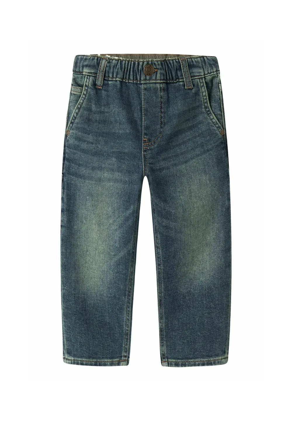 Nmmben tap jeans carp 8940-bc noos - straight leg jeans Name It, Faded Denim — фото 3