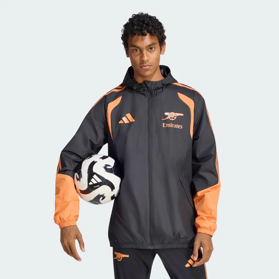 Спортивная куртка ADIDAS PERFORMANCE 'Arsenal FC 26/27 Tiro' черного цвета — фото 2