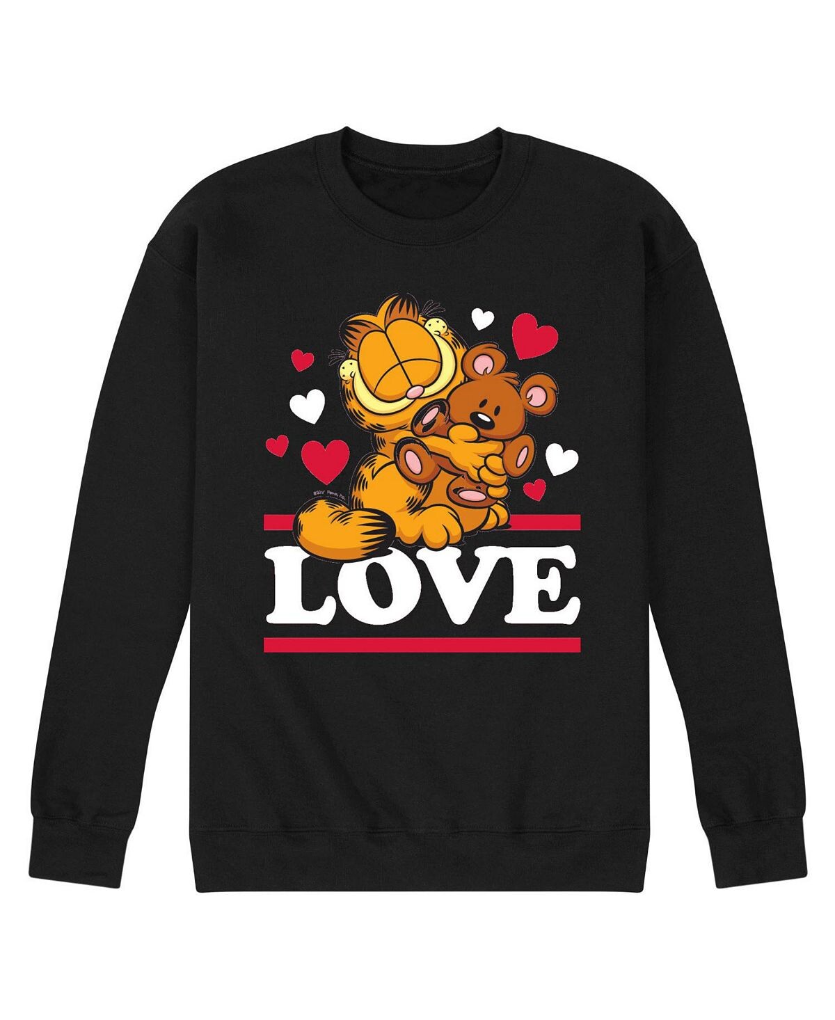 

Мужская флисовая толстовка garfield love AIRWAVES, черный