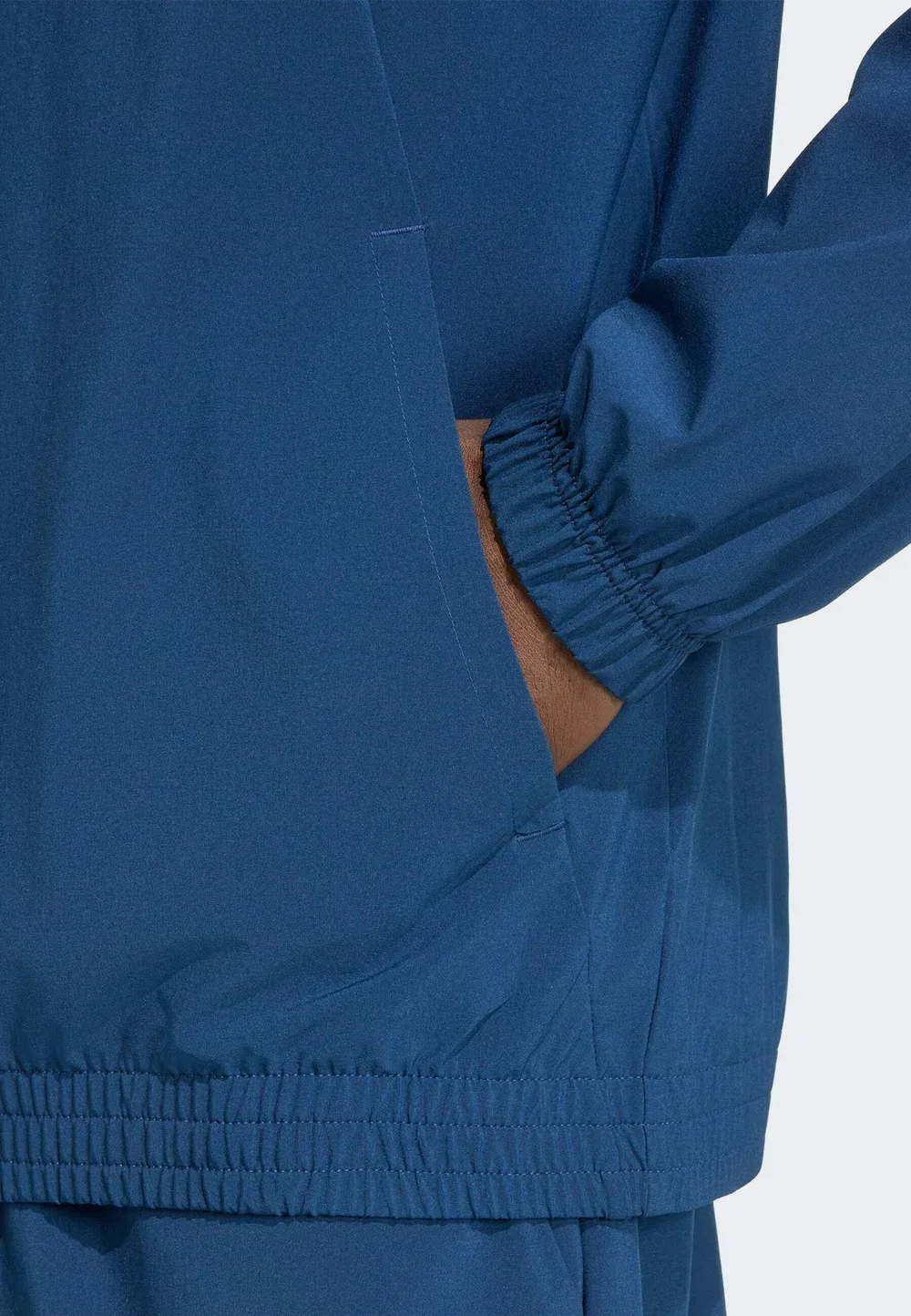 Tech ess tt - тренировочная куртка Adidas Originals, Night Indigo — фото 3