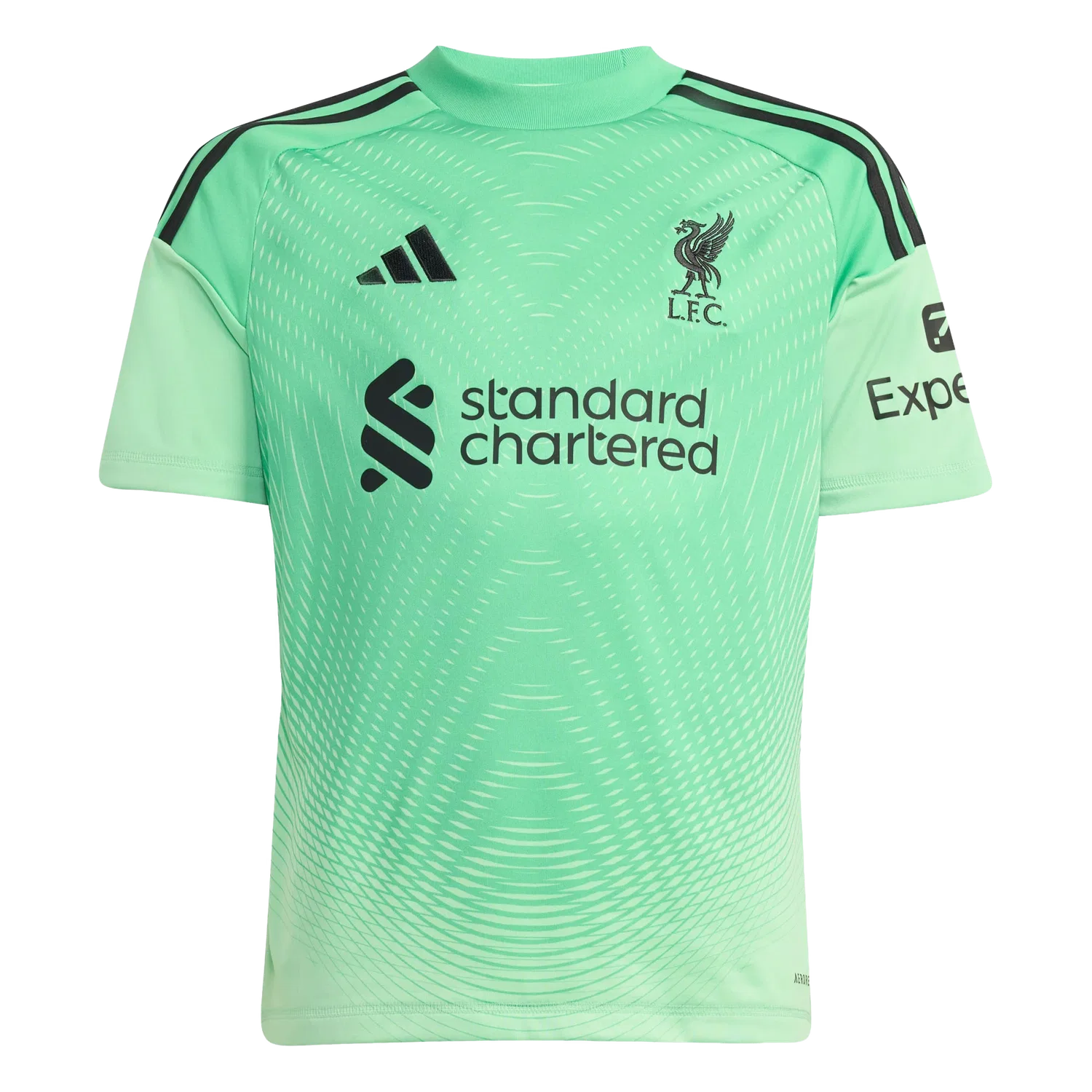 Детская футболка вратарская Liverpool FC 25/26 Adidas, зеленый