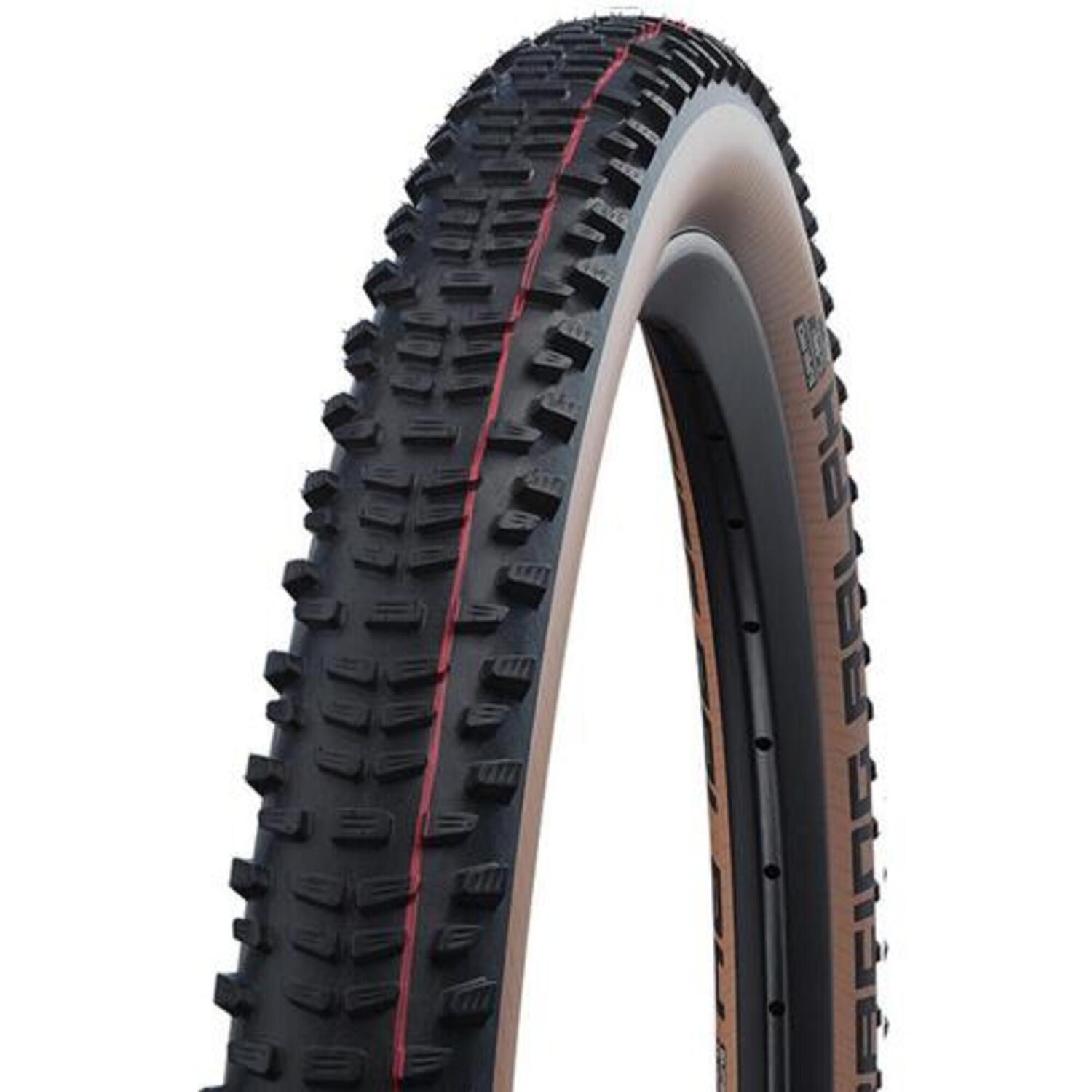 

Шина Schwalbe Racing Ralph Folding Tire 29x2.25 Inch Super Race Addix Speed ​​​​классический скин, бежевый