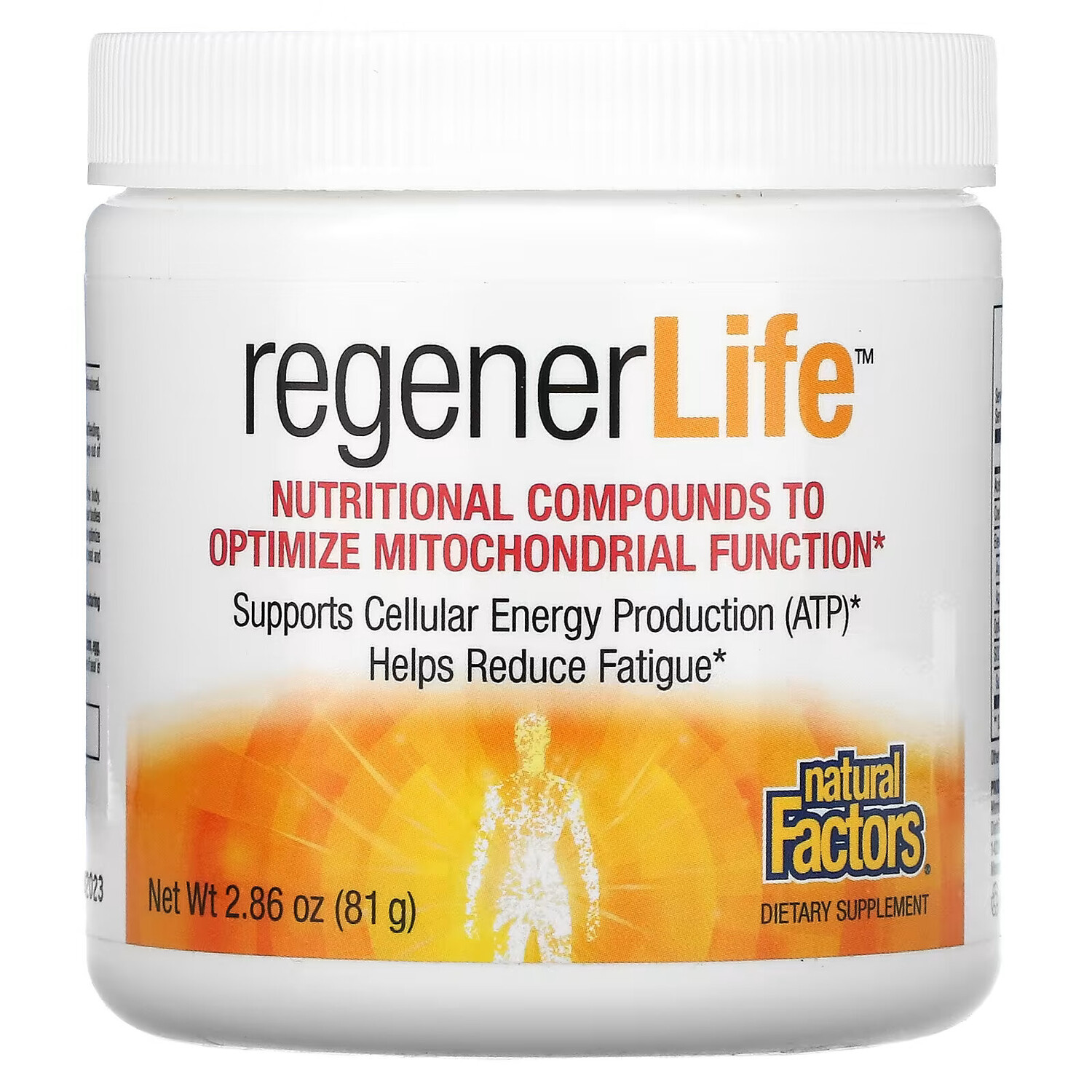

Natural Factors, Regener Life, 81 г (2,86 унции)