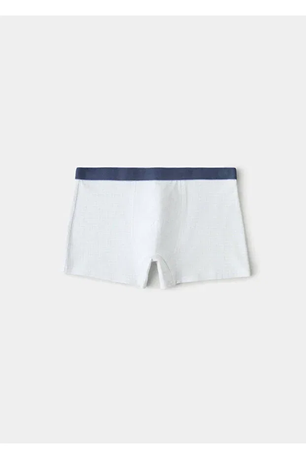 Детский комплект трусов для мальчиков хлопковый Mango Kids, Sky Blue — фото 3