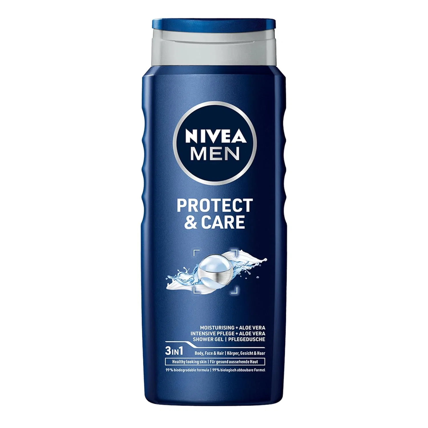 Гель для душа NIVEA Protect&Care Nourishing с алоэ вера, 500 мл