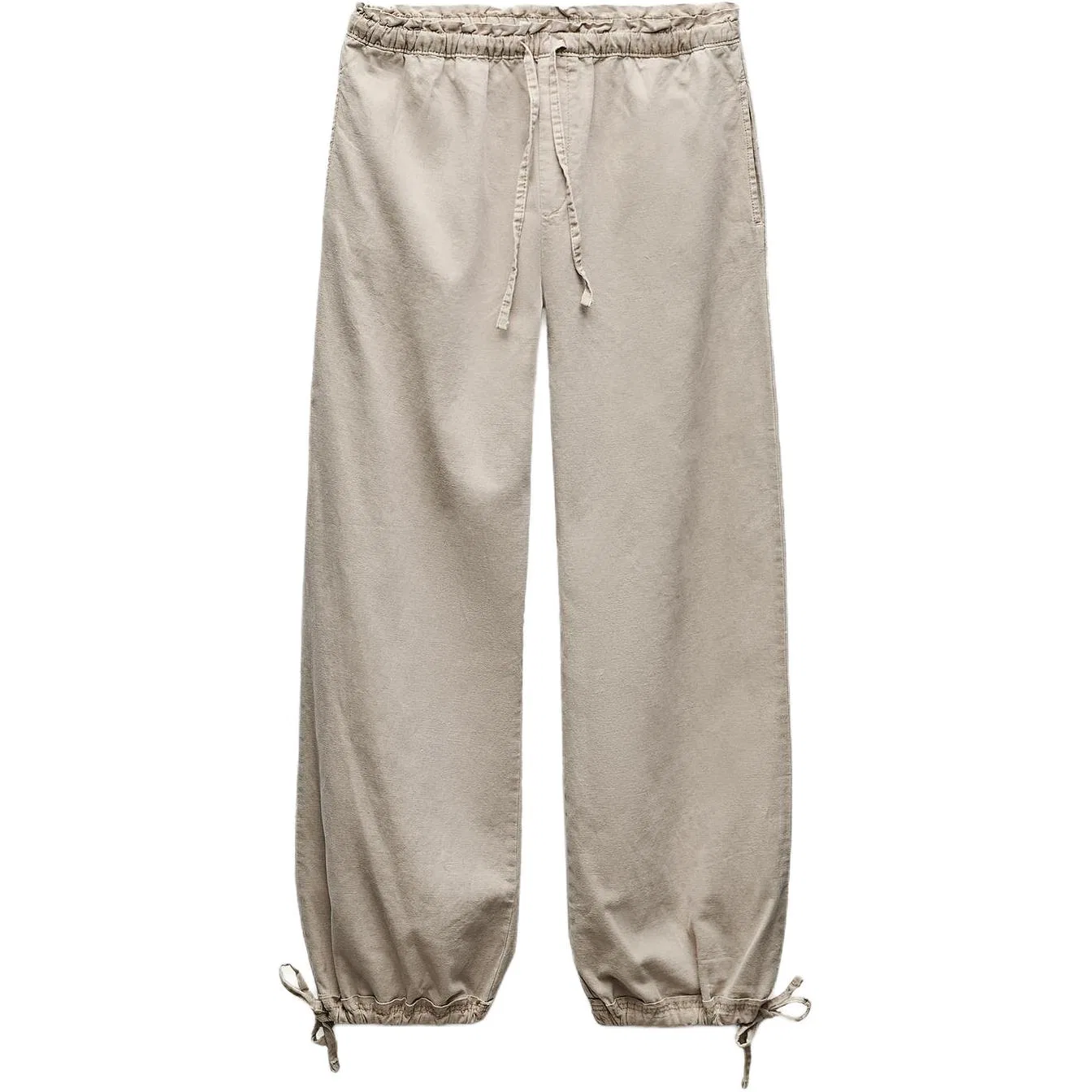 Женские брюки повседневные ZW Series ZARA, Sand