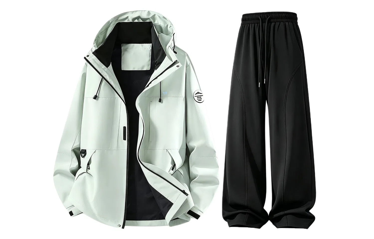 Детский комплект куртка и брюки из ветровки с капюшоном Windbreaker Jacket & Pants WARRIOR