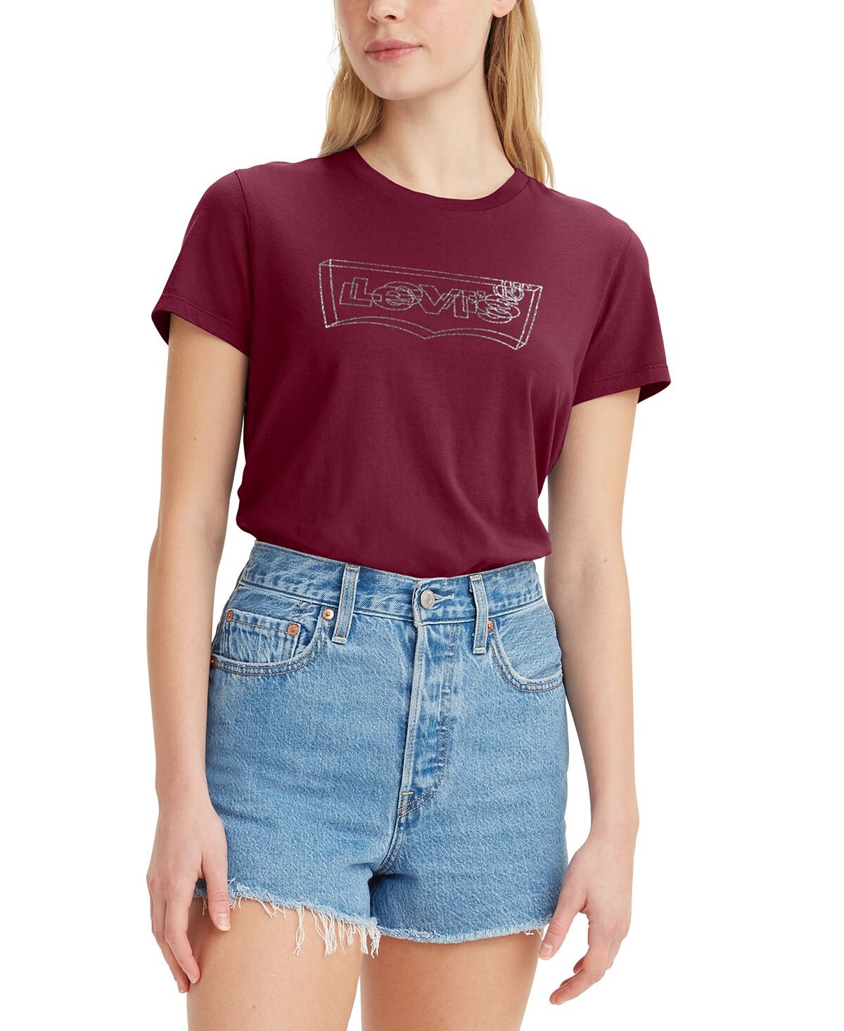 

Женская футболка perfect с графическим логотипом Levi's, мульти