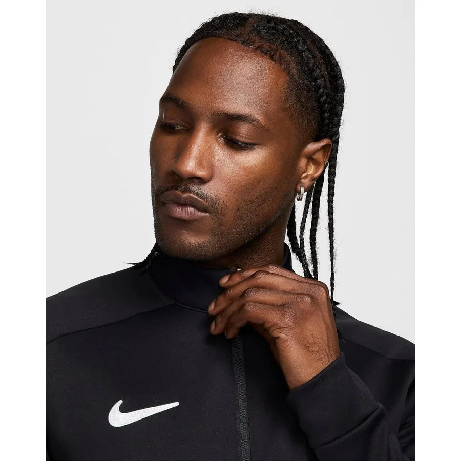 Мужской свитшот Academy Dri-FIT Football Nike, Черно-белый — фото 4
