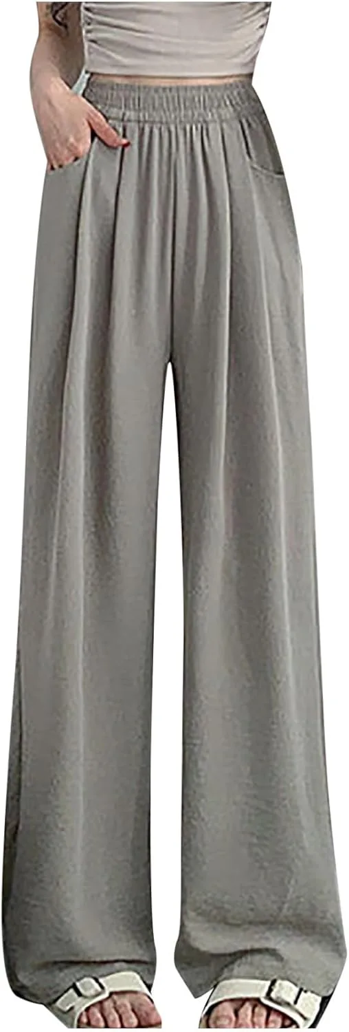 

Женские летние пляжные брюки JOAU с высокой талией