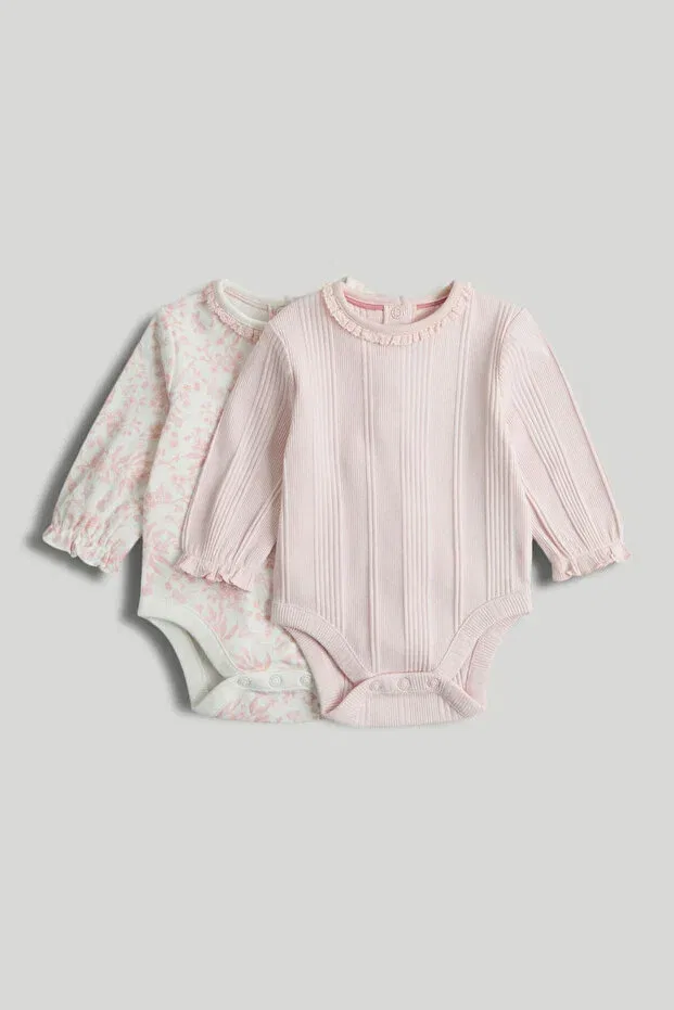 Детское боди с длинным рукавом Mothercare, Pink