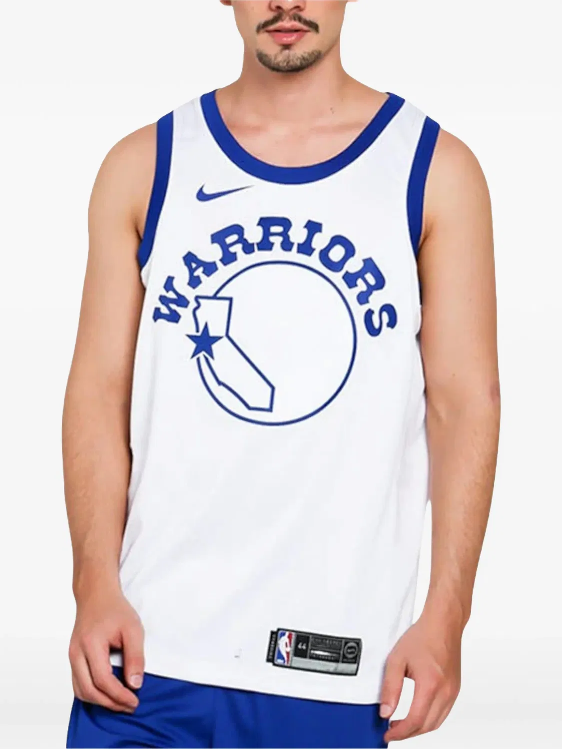 Футболка Golden State Warriors Association Edition Swingman из коллаборации с NBA Nike, белый — фото 2
