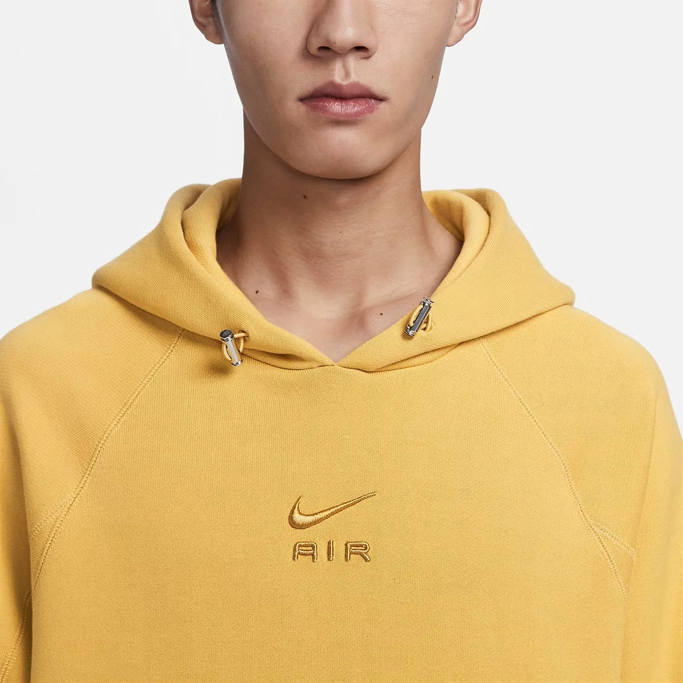 Худи с капюшоном Nike, горчичный