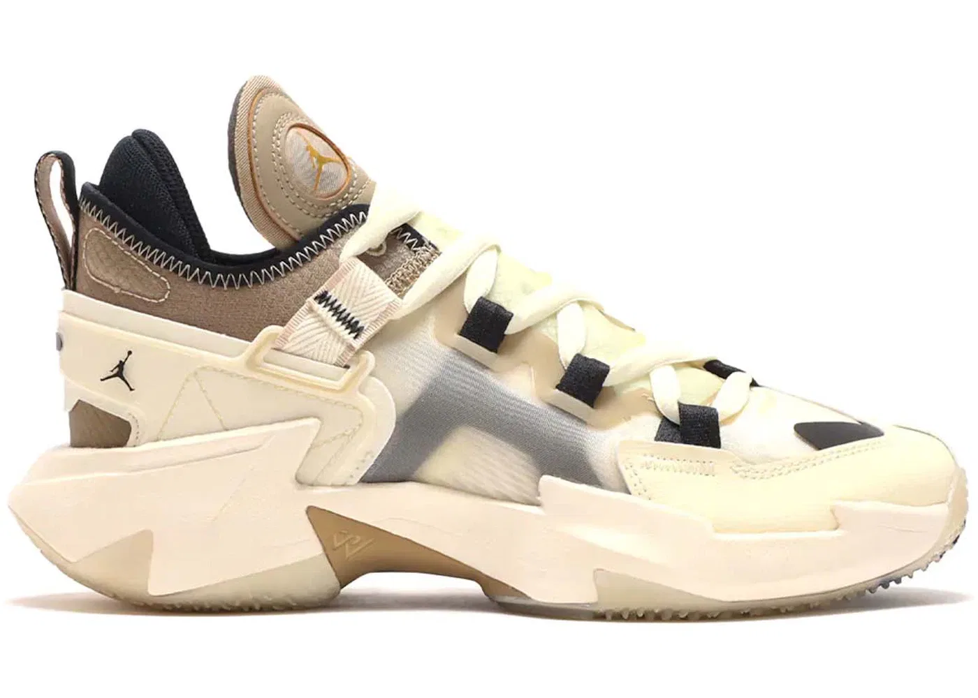 Детские кроссовки для мальчиков с длинным шнурком Jordan Why Not .5 Jordan, Coconut Milk/Khaki/Rattan/Black
