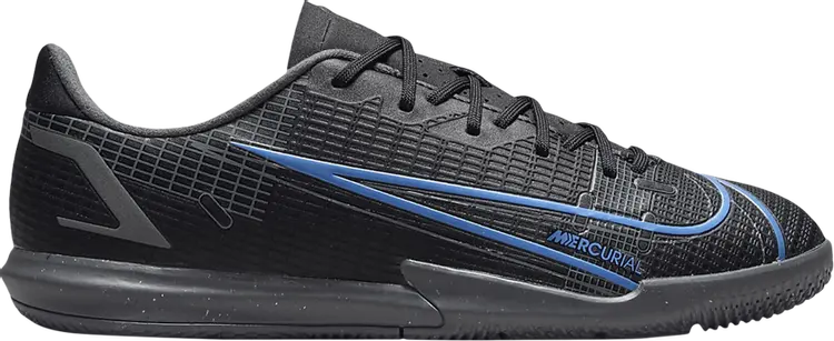 Кроссовки Nike Mercurial Vapor 14 Academy IC GS 'Black Photo Blue', черный — фото 2