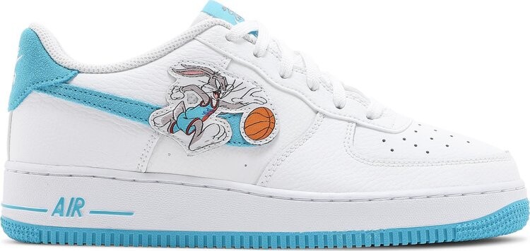 

Кроссовки Nike Space Jam x Air Force 1 '07 GS 'Hare', белый