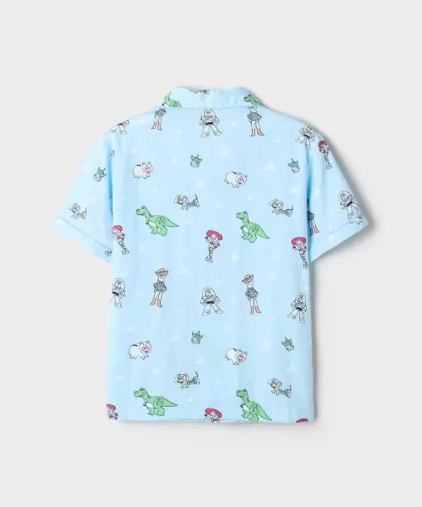 Пижама с коротким рукавом Toy Story Spao Kids, синяя — фото 4