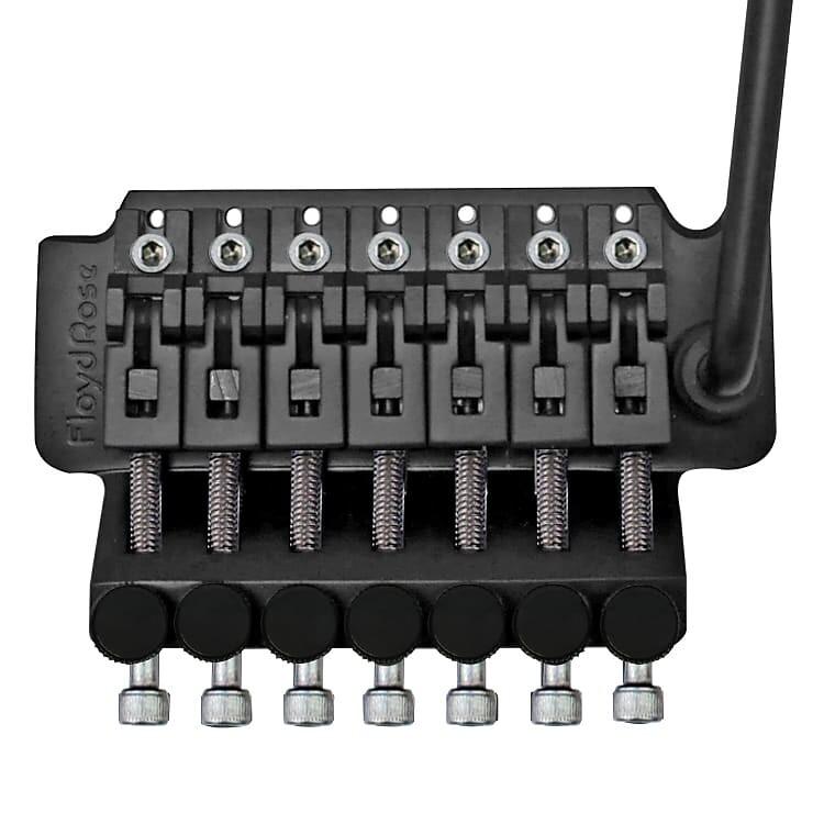 

Оригинальная 7-струнная тремоло-система серии Hot Rod — Satin Black Floyd Rose 7-String Hot Rod Series