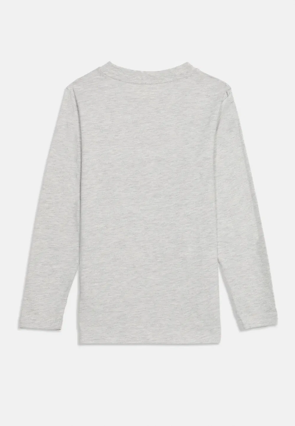 Комплект из 4 футболок с длинными рукавами Friboo By Zalando, Dark Blue/ Off-White/Mottled Grey — фото 3