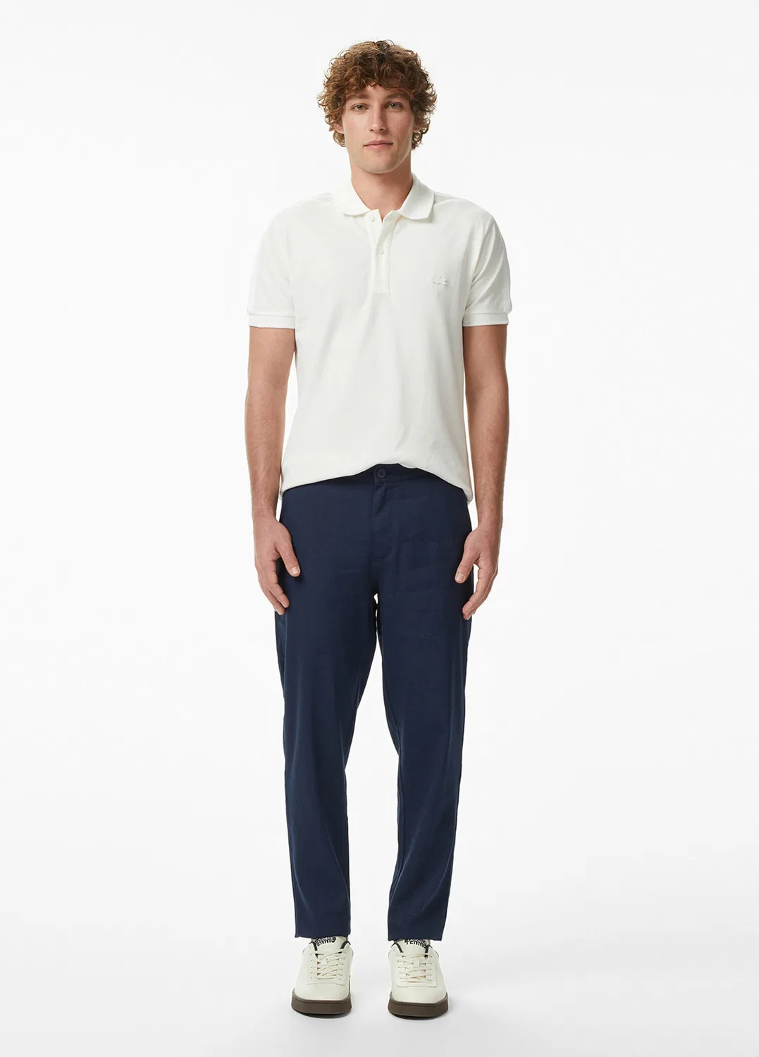 Брюки Tapered Fit Lacoste, lacivert