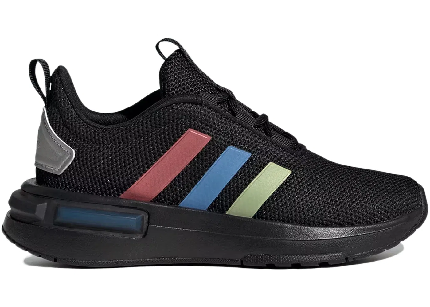 Детские кроссовки для мальчиков с сетчатым верхом Adidas Racer TR23, Core Black/Silver Metallic/Core Black