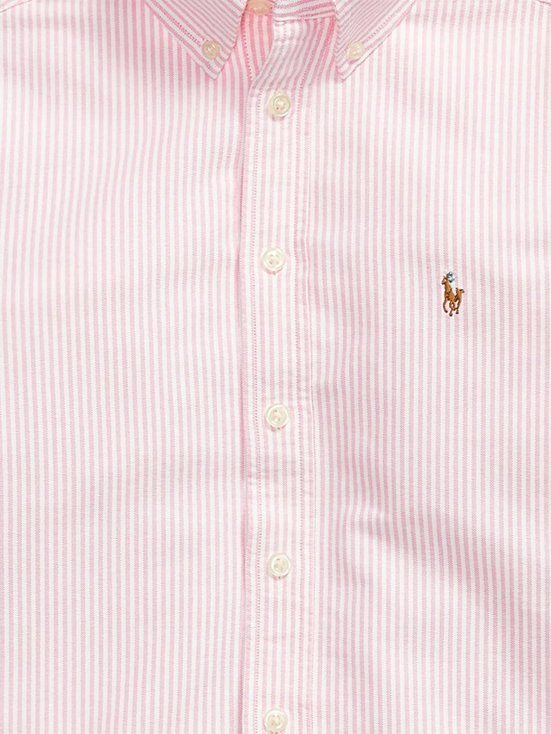 Рубашка стандартного кроя для мальчика Polo Ralph Lauren, розовый — фото 3