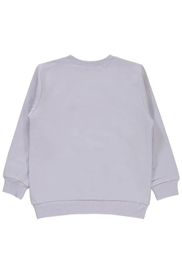 Детские свитшот для девочек с длинным рукавом Civil Girls, Galactic Lilac — фото 2