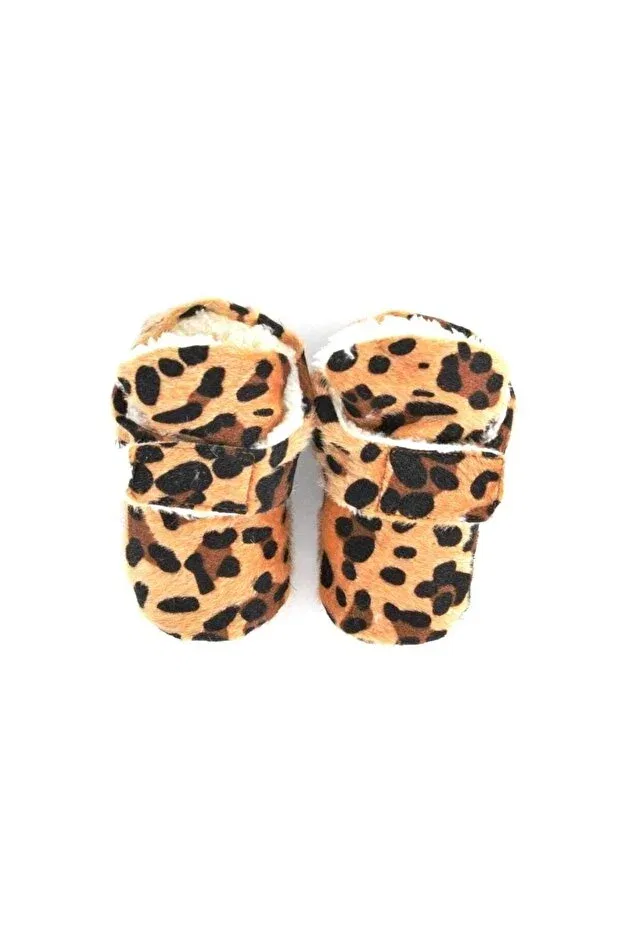 Детские тапочки для новорожденных с принтом Babytor, Leopard