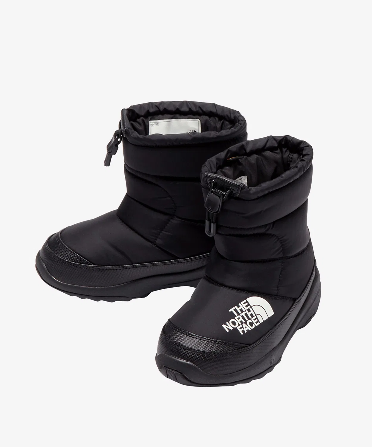 Детские зимние ботинки с водоотталкивающим верхом Nuptse Bootie VII THE NORTH FACE, Black — фото 2
