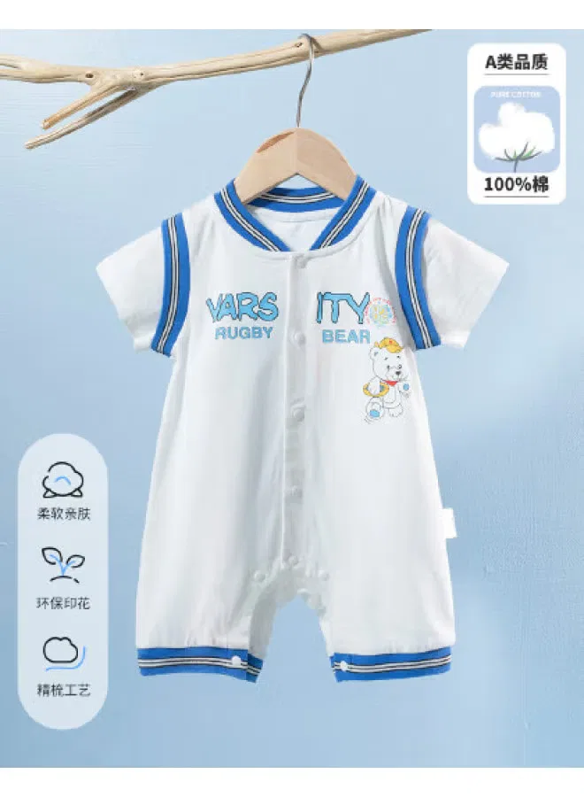 Боди-комбинезон детский хлопковый спортивный Bornbay, синий