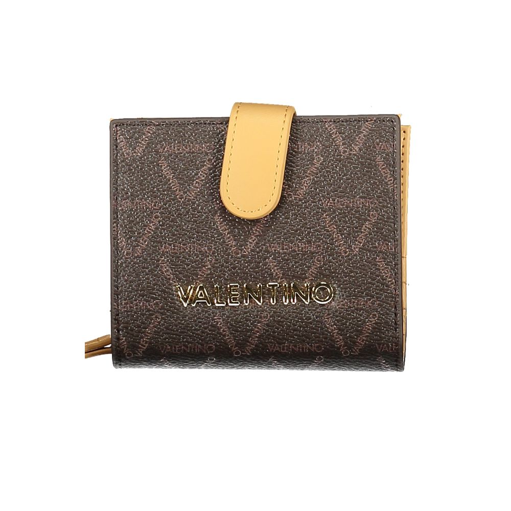 

Коричневый полиэтиленовый женский кошелек Valentino Bags