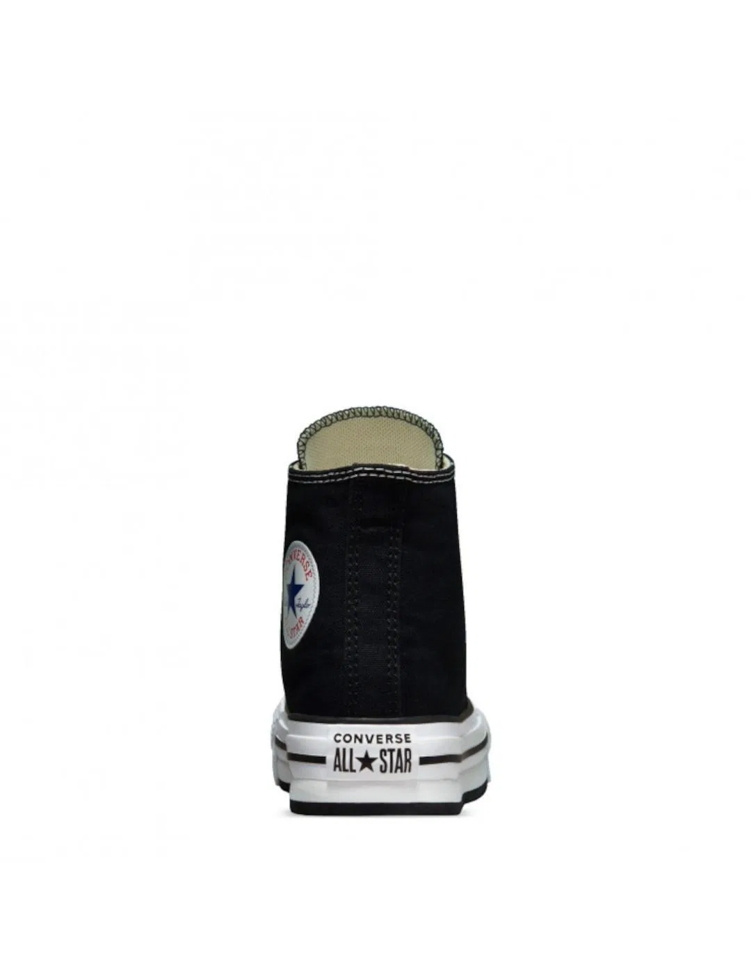Детские кеды с платформой Converse Chuck Taylor Black, Schwarz — фото 3