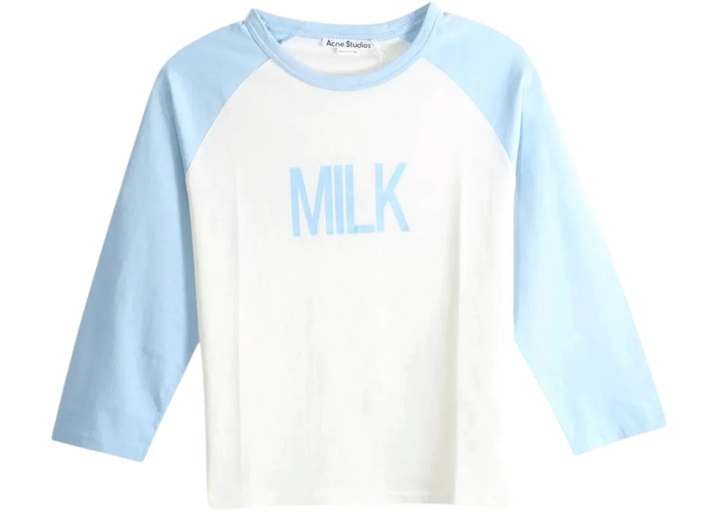 Мужская футболка с принтом Acne Studios, Pale Blue/White