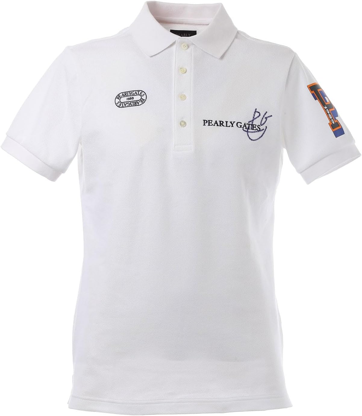 

Мужская поло-рубашка с коротким рукавом Parly Gates 053-5160201 (с базовым логотипом) / для гольфа Pearly Gates, белый