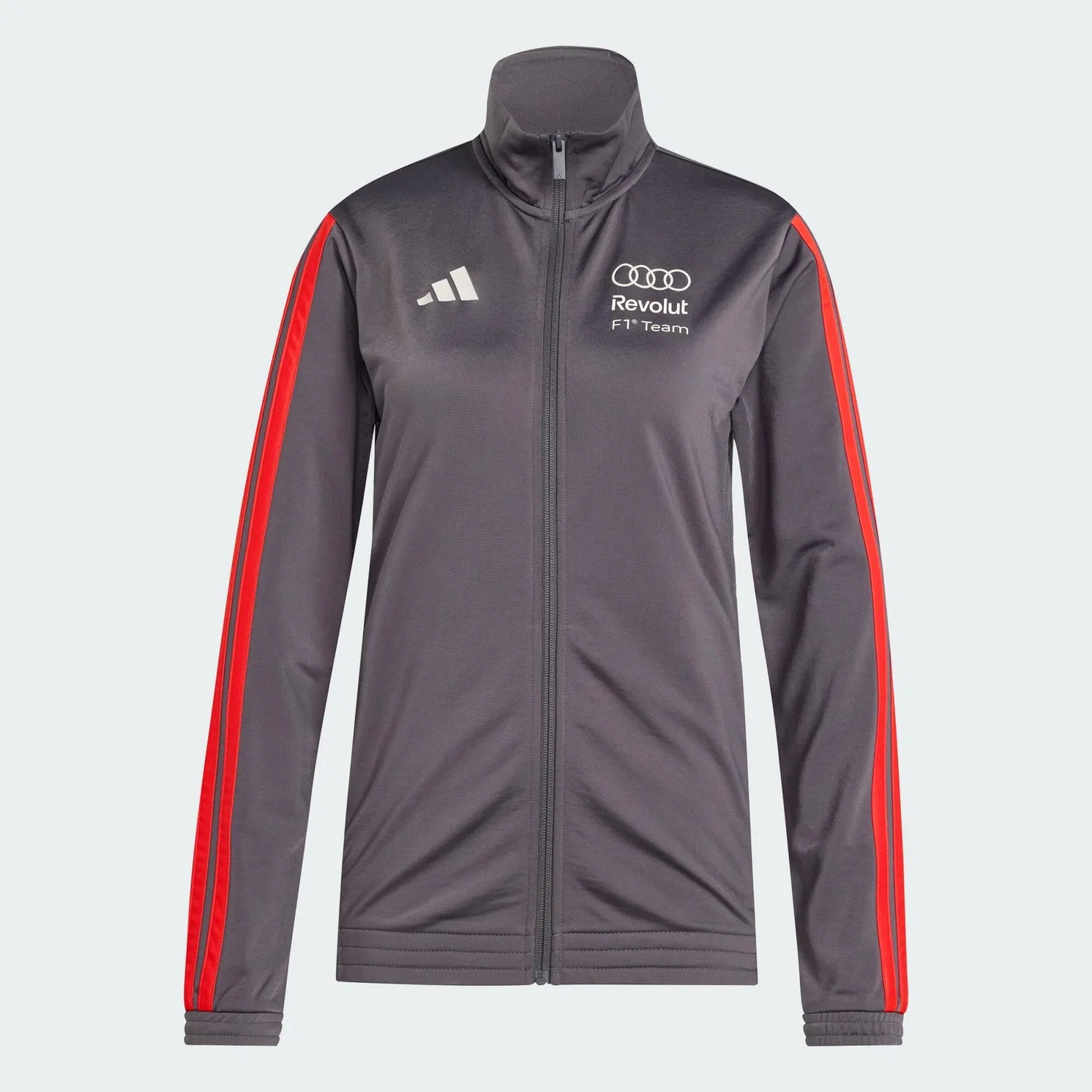 Мужская тренировочная куртка с капюшоном Audi Revolut F1 Team DNA Adidas, Schwarz — фото 2