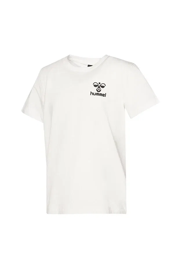 Детская футболка с коротким рукавом для мальчиков хлопковая Hummel, Off White