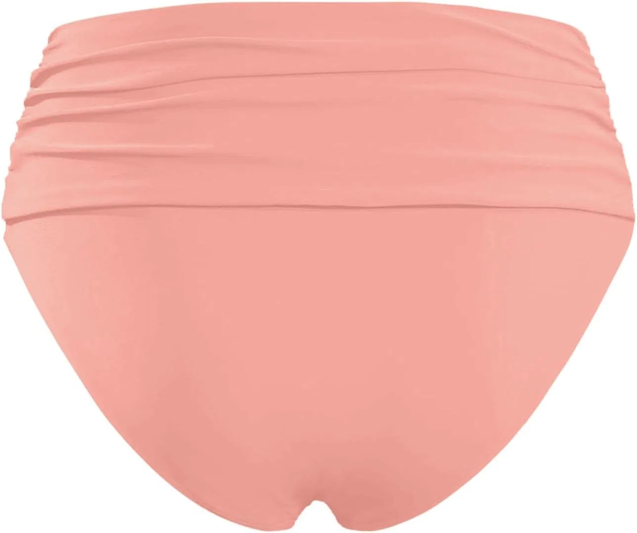 Женские плавки с завышенной талией и драпировкой Generic, Light Pink — фото 4