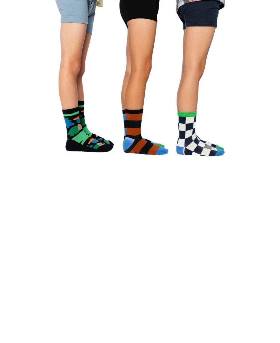 Детские носки с принтом, 3 пары, коллекция Boys Must-Haves Deux par Deux, Dark Blue — фото 2