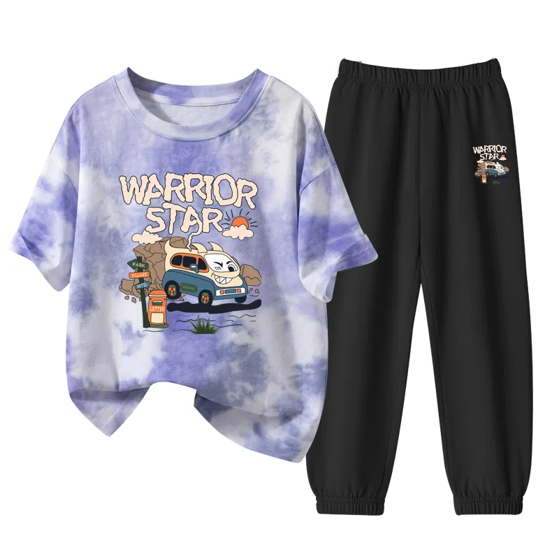 Детский спортивный костюм с принтом Holiday Car Purple/H Holiday Car Black/H Holiday Car K WARRIOR